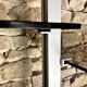 Modular metal and glass bookcase for Roche Bobois, 1970