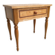 Formica and vintage wood bedside table