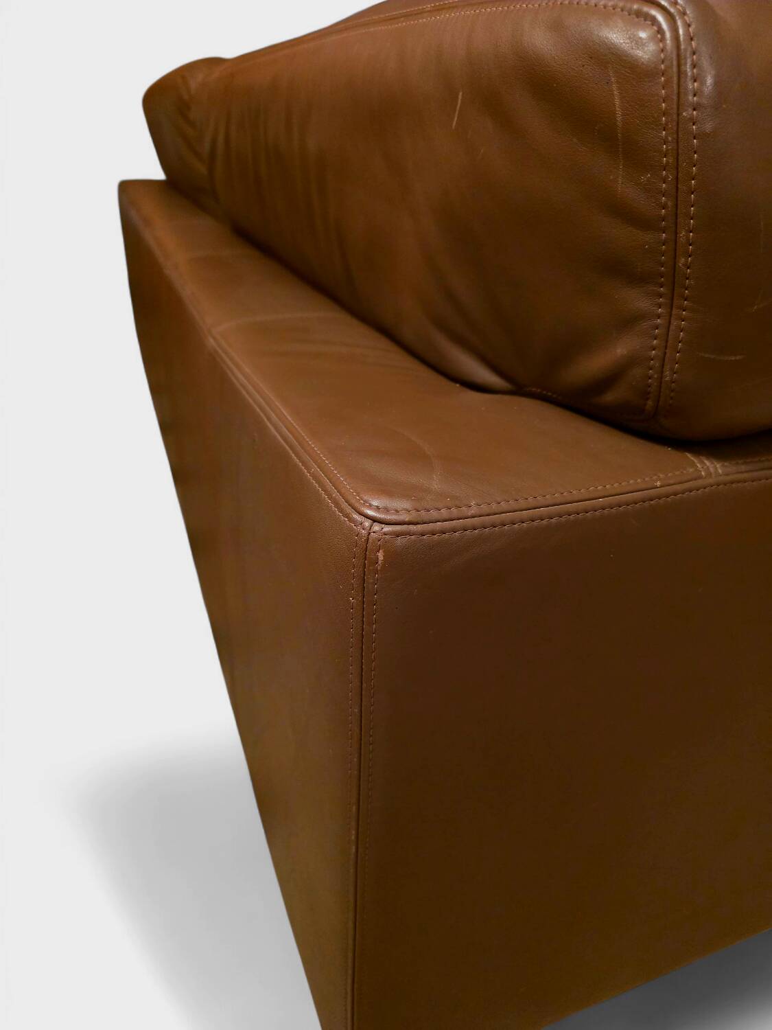 De Sede “DS17” sofa in brown leather – Circa 1980