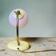 Pink glass 60s table or wall sconce lamp