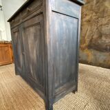 Parisian buffet in its blackened patina