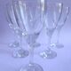 6 twisted feet wine glasses