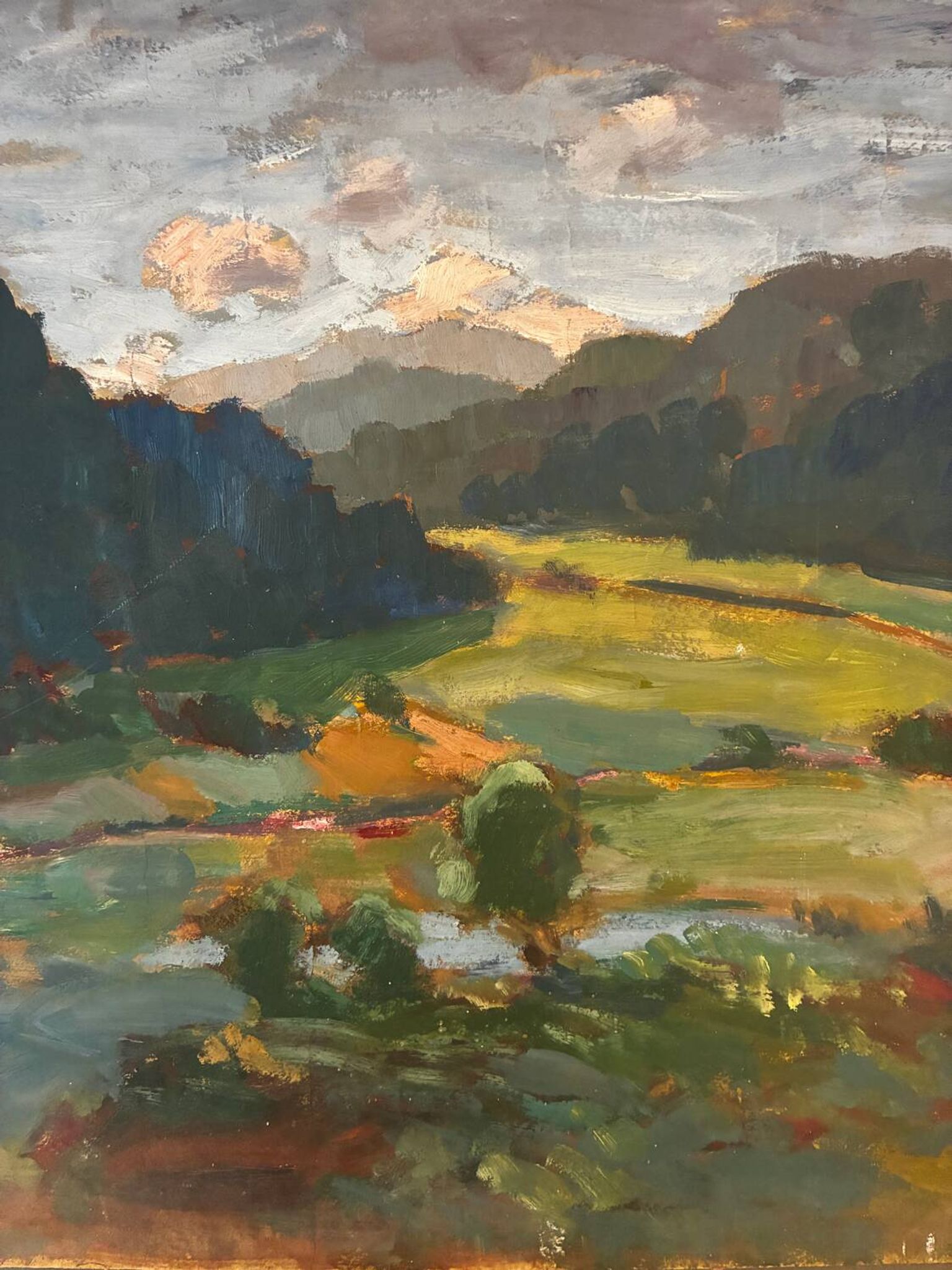 La montagne Sainte Victoire, Robert Fleurent, années 50