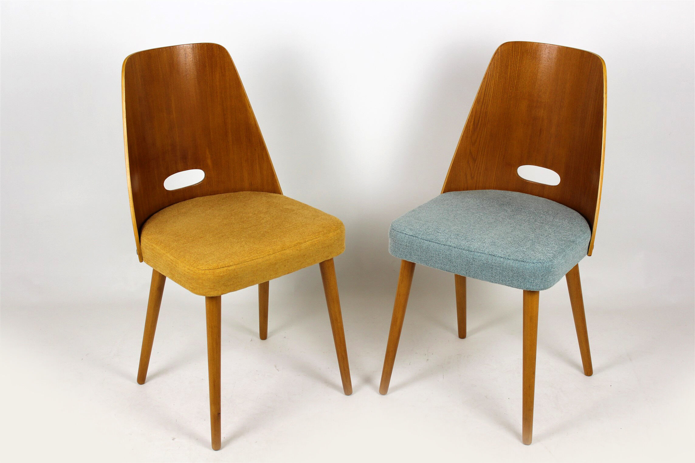 Pair of mid-century chairs from ONV Pisek, 1960s