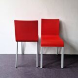 Set of 2 red .03 chairs by Maarten van Severen for Vitra, Switzerland 1998