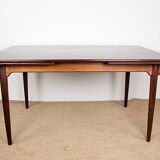 Table de repas extensible danoise en Palissandre, modèle 54 par Gunni Omann