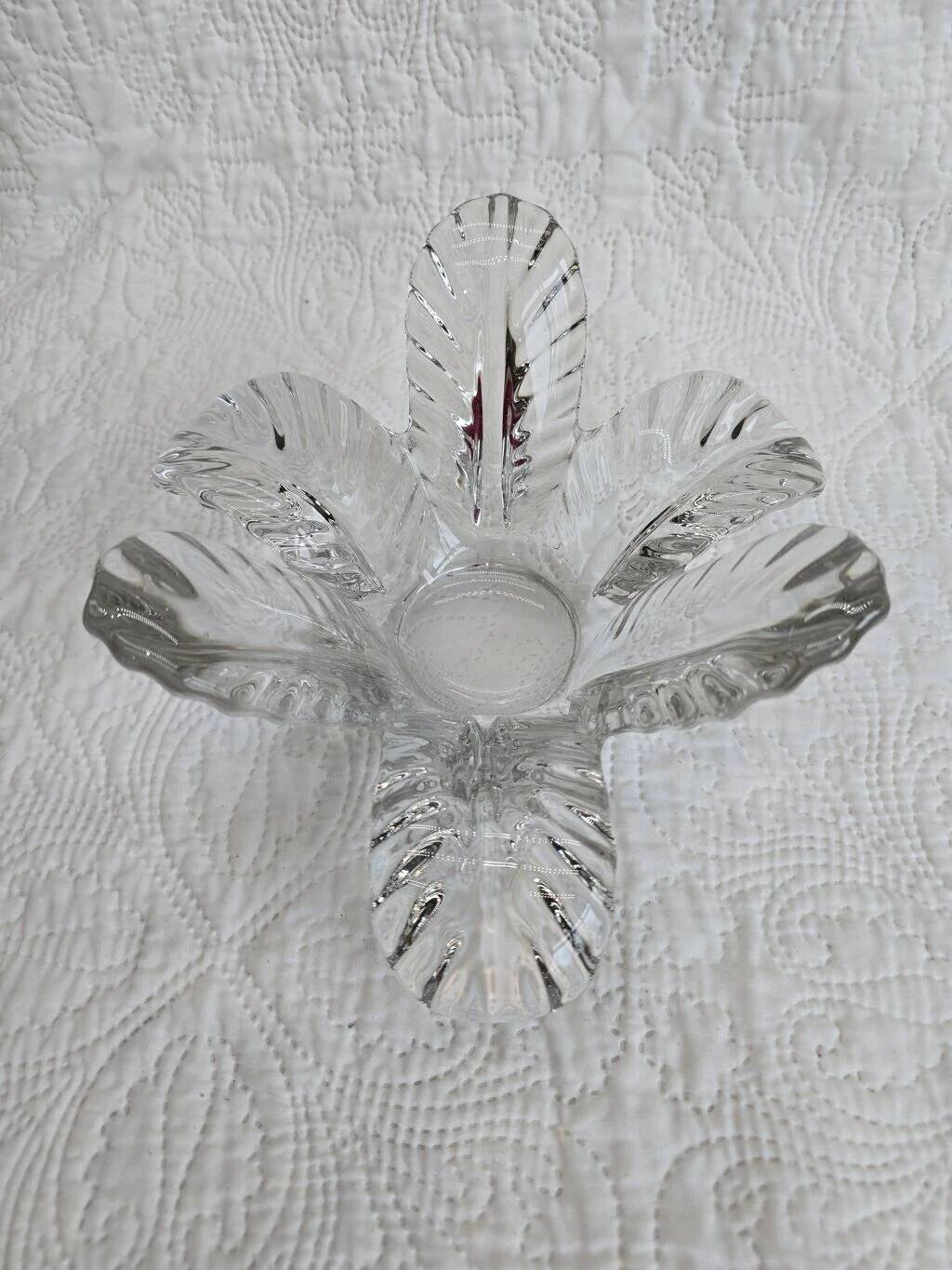 Bougeoir "Fleur" en cristal