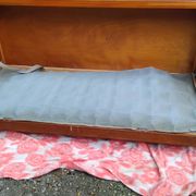 MEUBLIT vintage bed and desk furniture from the 50s and 60s, teak