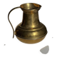 Carafe or metal jug with a rounded body H18