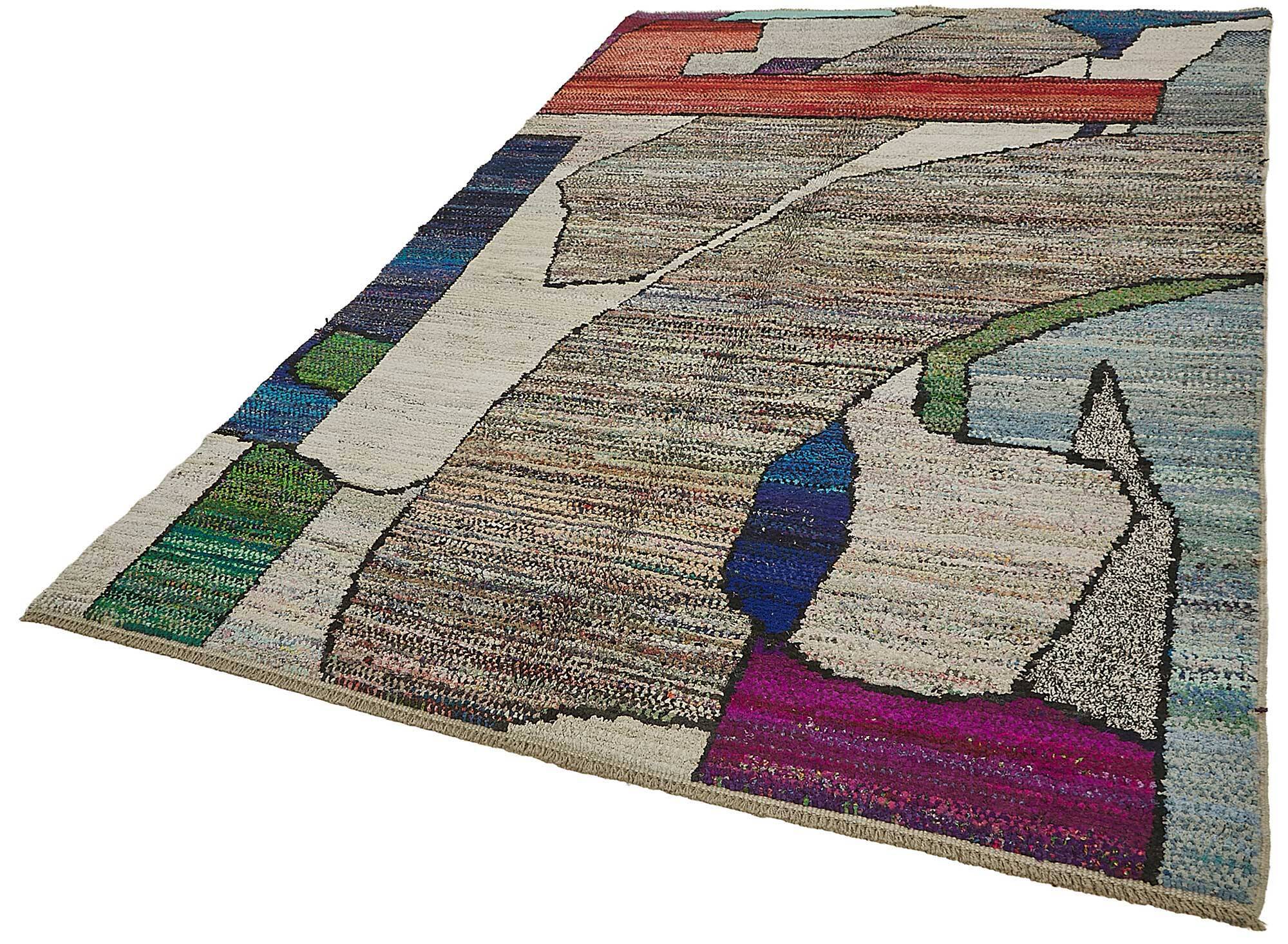Handwoven Turkish Recycled Boho Rug 197 cm x 307 cm