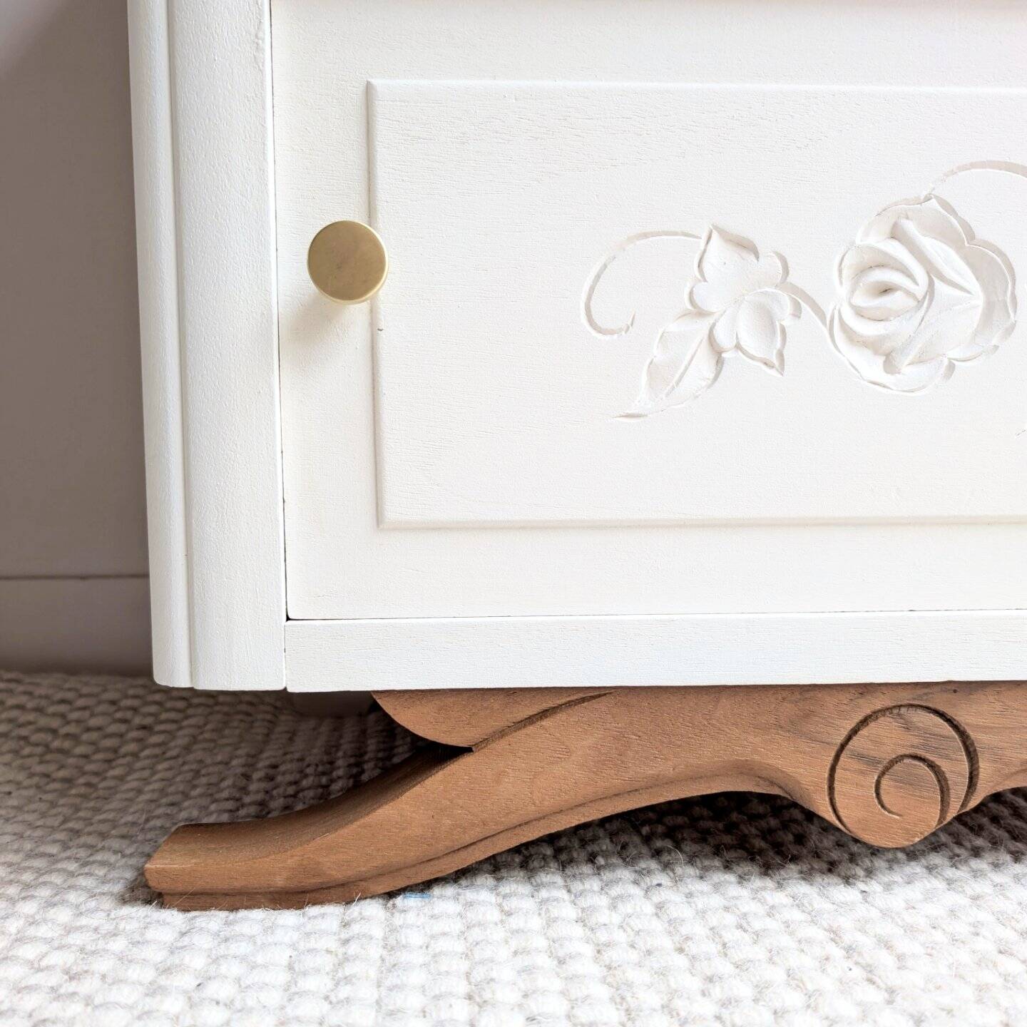 Pair of revisited 1930s bedside tables