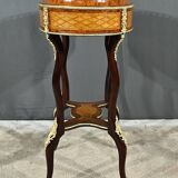 Planter in Precious Wood Marquetry, Napoleon III Period – Mid-19th Century