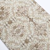 2x9 Floral Vintage Runner Rug, 75x273Cm