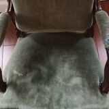 Pair of convertible chairs