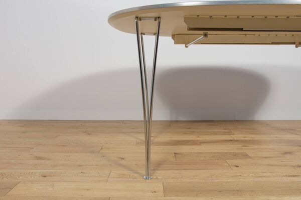 Table à manger extensible Ellipse B612 de style Mid-Century Modern par Piet Hein & Brun