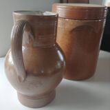 Varnished terracotta set