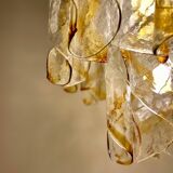 Torciglioni, Hanging Light by Mazzega, 1970s