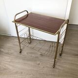 Desserte à vinyles vintage