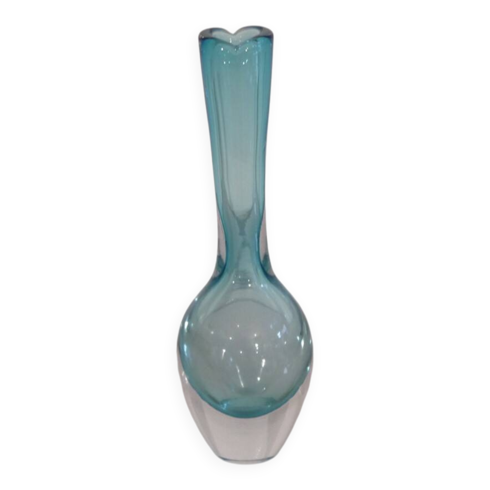 Swedish submerged glass vase 1970