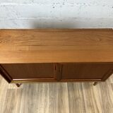Mid-length Scandinavian vintage teak sideboard, 1960s