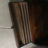 Vintage wooden curtain box