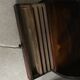 Vintage wooden curtain box