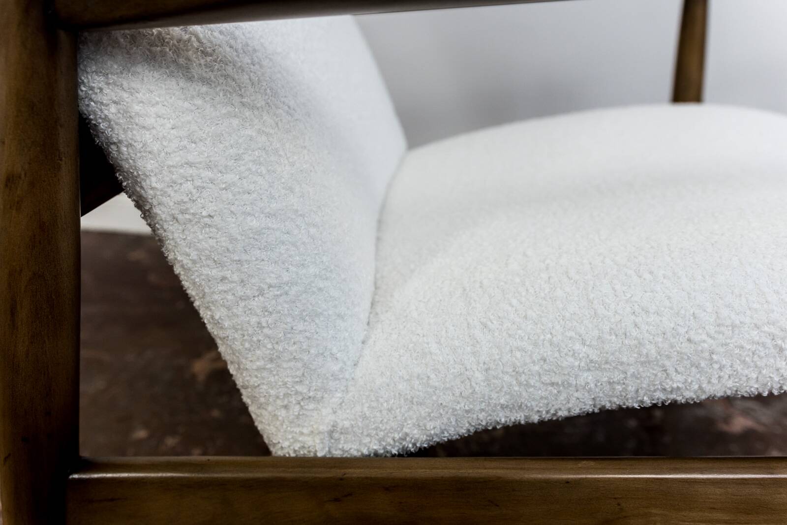 Mid-Century High Back Armchair by Edmund Homa, GFM, Poland, 1960s