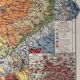 Ancicenne map of the paris basin paris from 1945