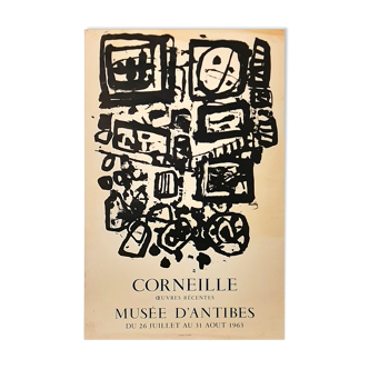 Lithographic poster by Guillaume Corneille - 1963