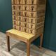 Shannon square table and 24-compartment business unit set