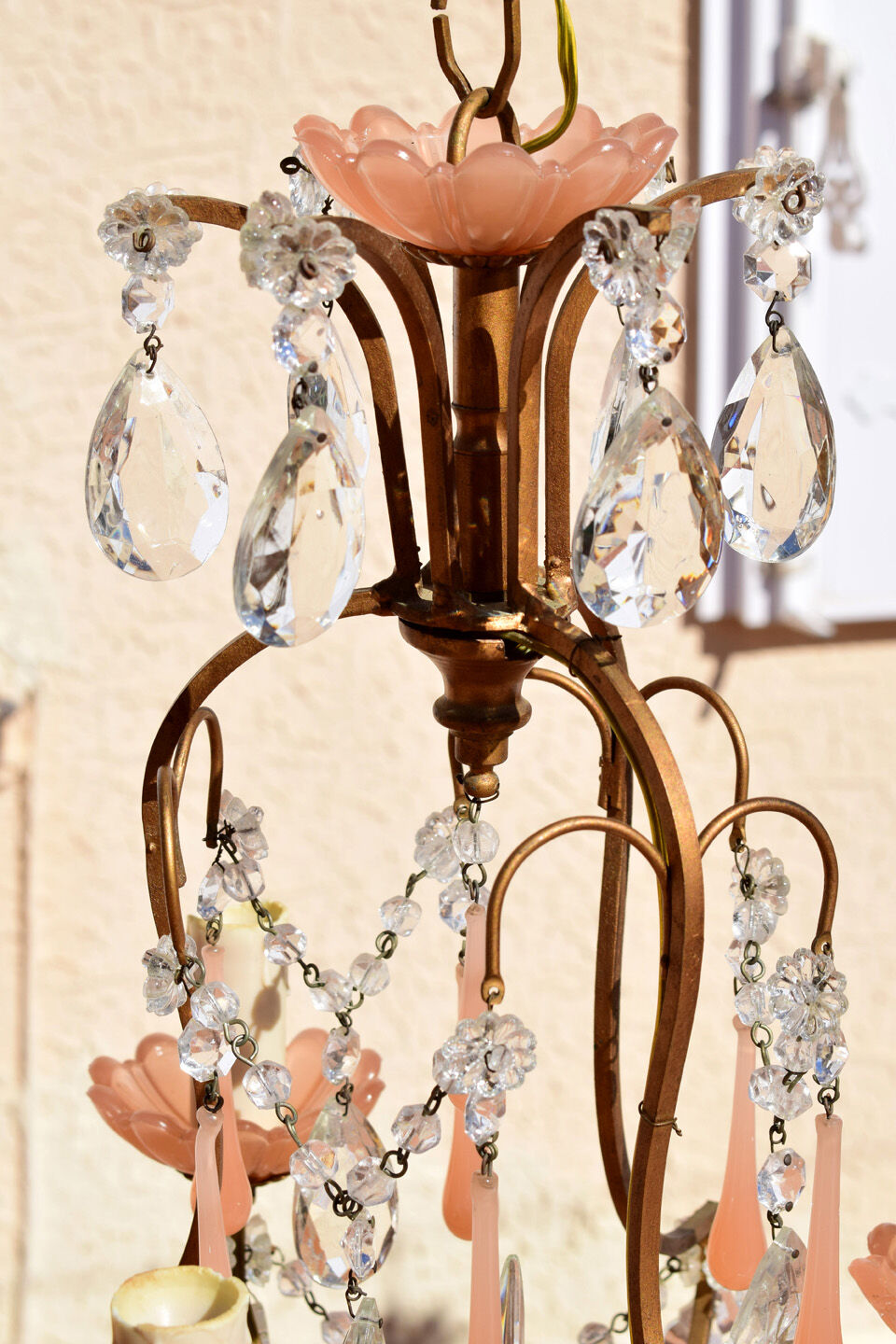 Grapefruit chandelier