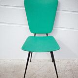 Chair in green skaï, 50