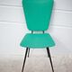 Chaise skaï verte, 50