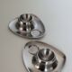 Vintage stainless steel egg cup