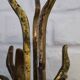 Brutalist Bronze Sculpture Candle Holder or Vase by Heinz Goll