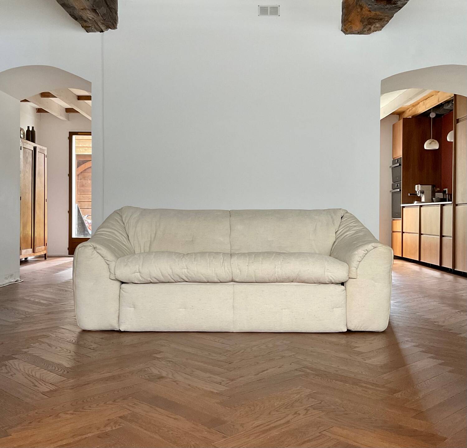 Canapé Ligne Roset modèle Sloop convertible vintage années 70/80
