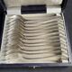 Box of 12 Ercuis oyster forks – Silver plated