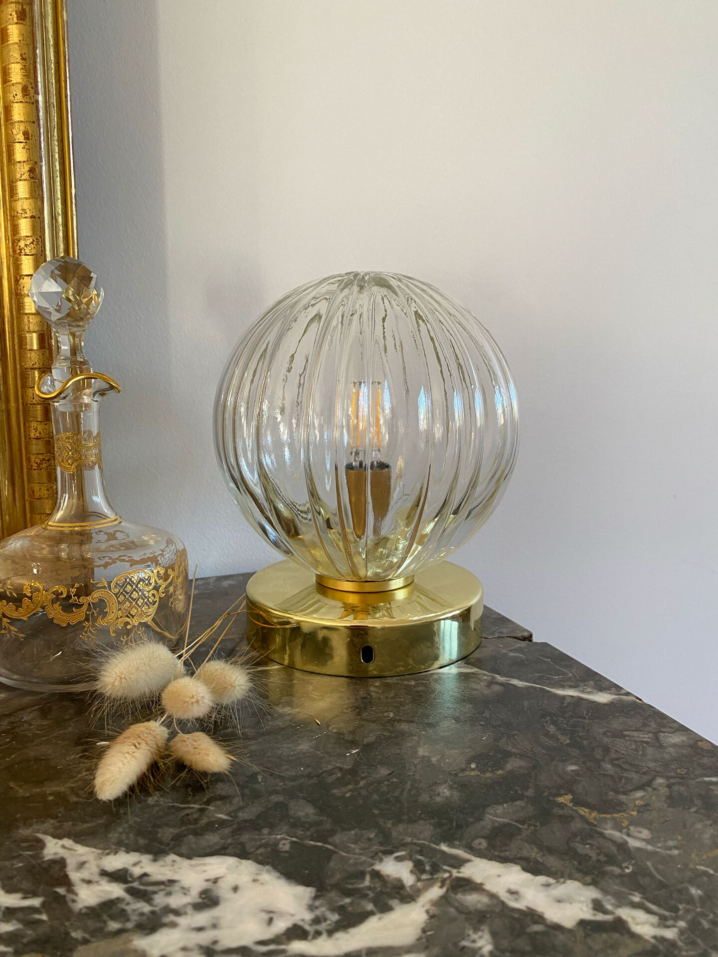 Vintage globe wall light or ceiling light