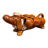 Kitsch dog-shaped carafe