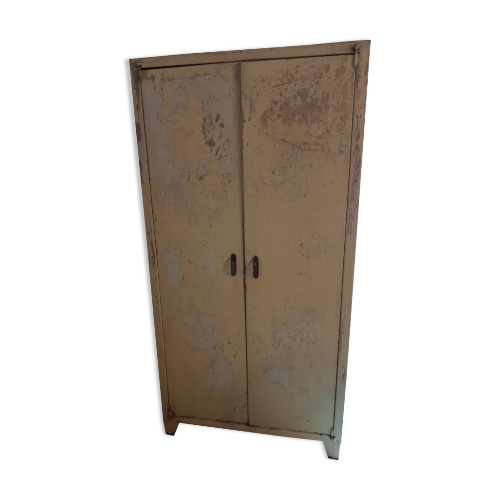 Armoire métallique ancienne deux portes Selency
