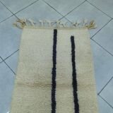 Handmade Berber hallway rug size 75x300 cm