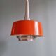 Paire de suspensions scandinaves en aluminium brossé, Philips, années 60