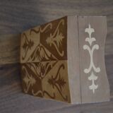 Marquetry wooden box