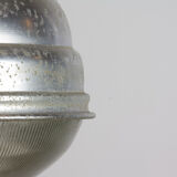 Glass industrial hanging lamp