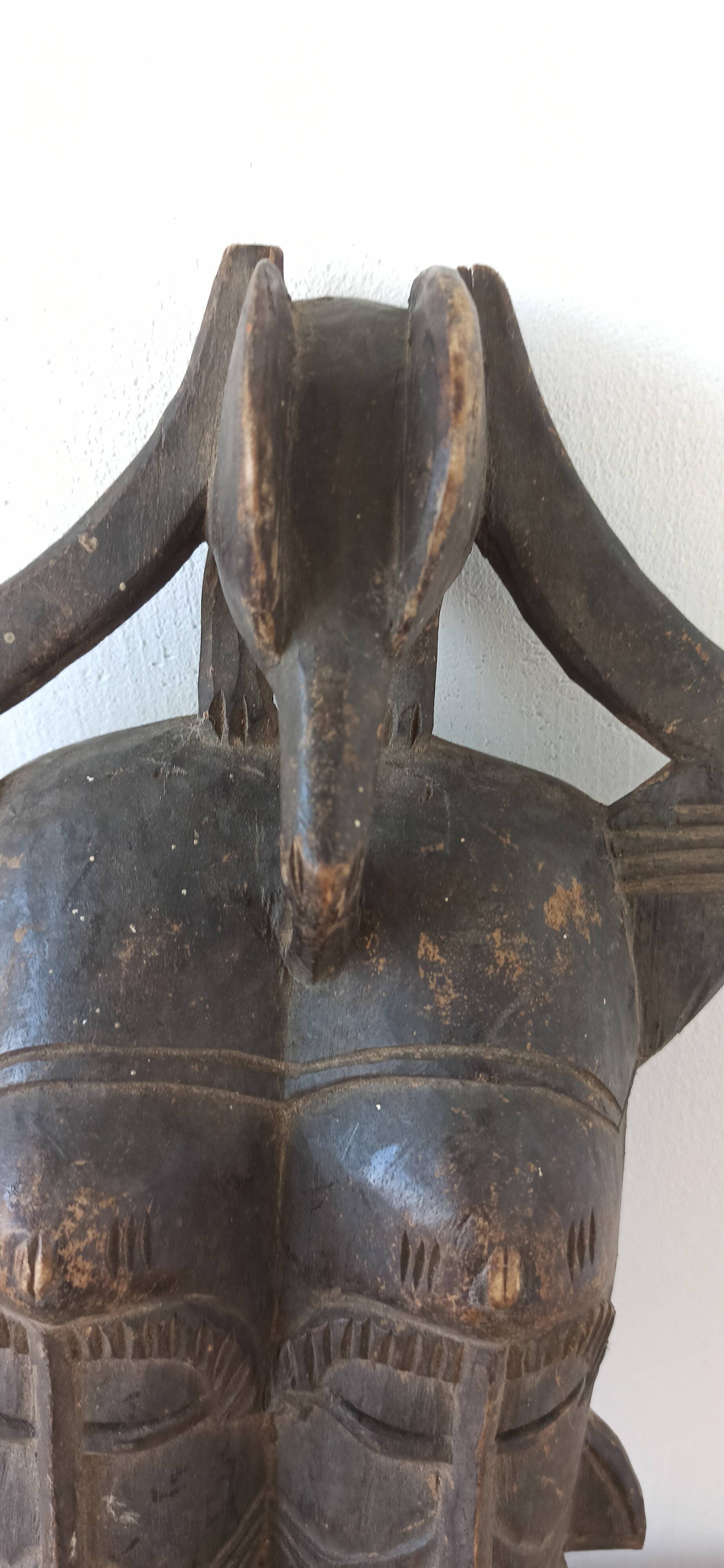 Senufo mask from Ivory Coast - African tribal art