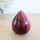 Vase en grès émaillé rouge, estampillé