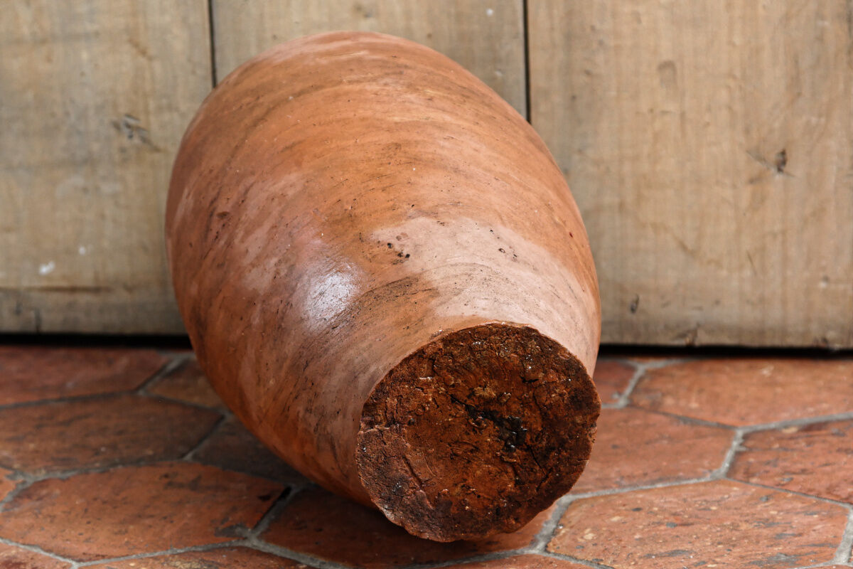 Ancient terracotta jar