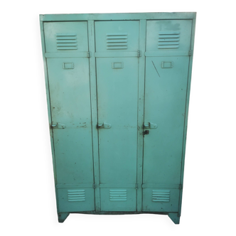 Armoire casier métal vintage