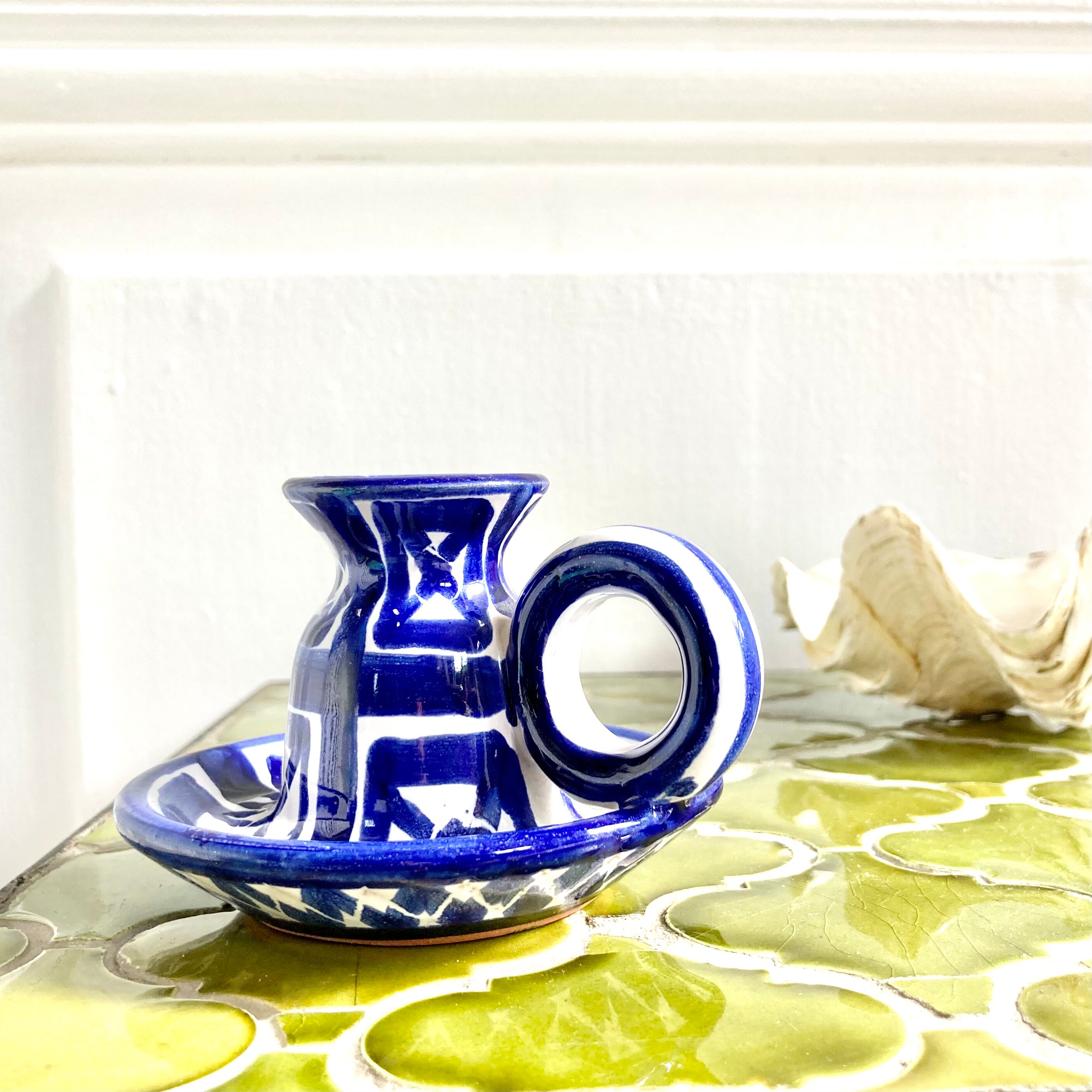 Ceramic hand candle holder