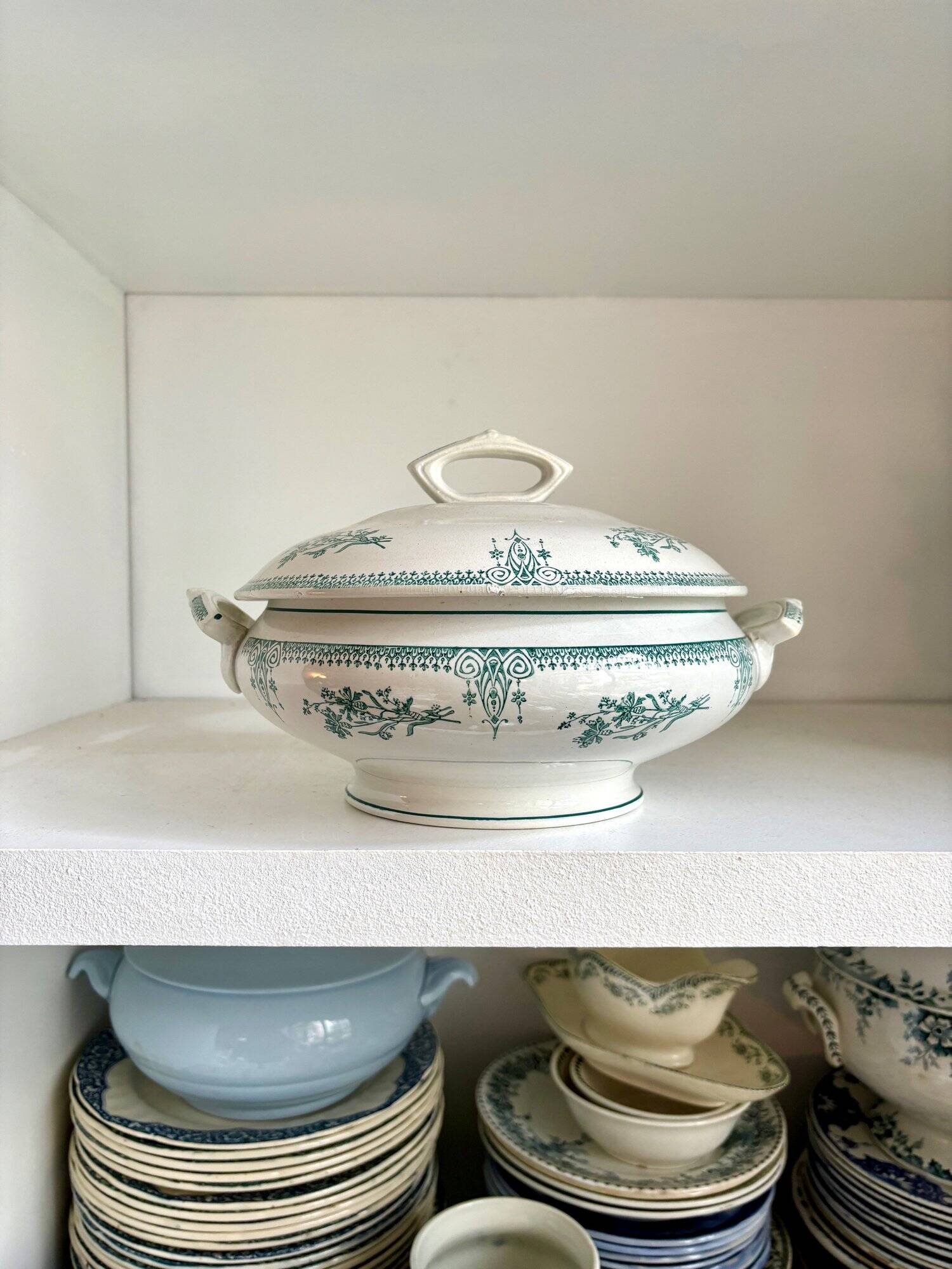 St Amand & Hamage tureen in iron earth